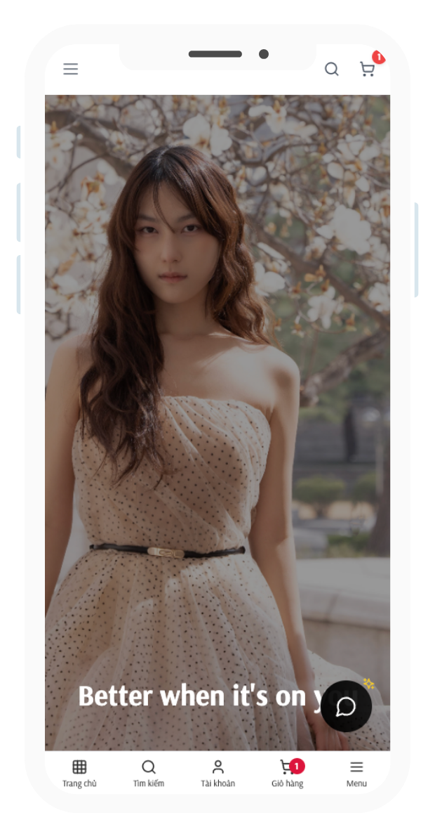 Website AI Mobile — Giao diện di động